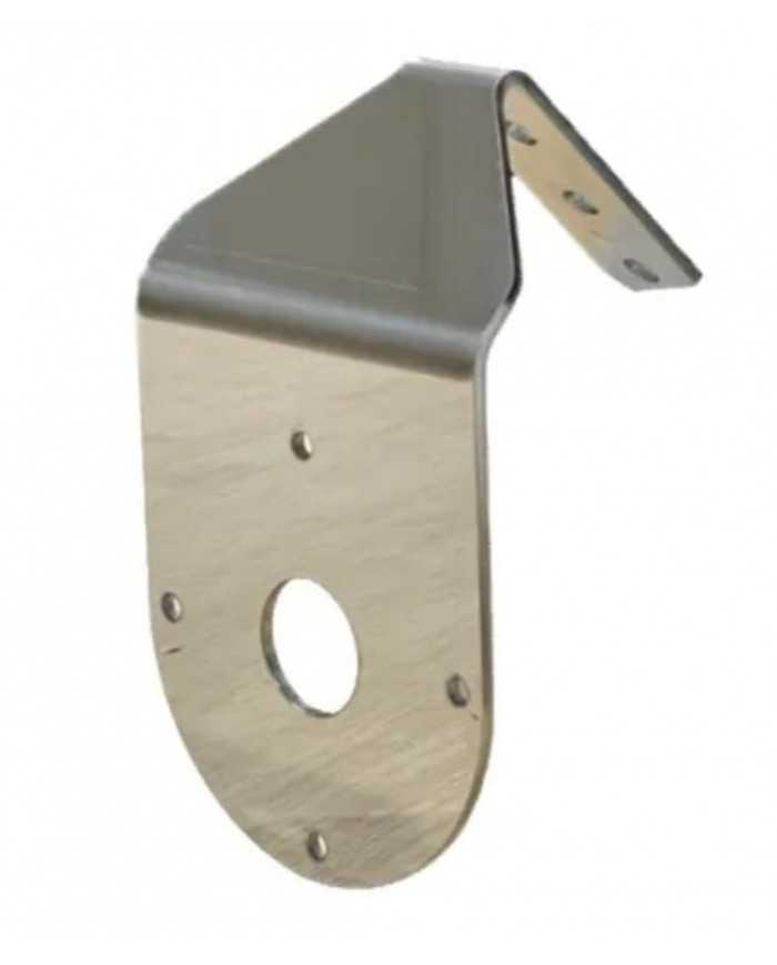 JMLSS-1003 - Stainless Mirror Turn Signal ANGLED BRACKET w/ 1 WM Light Hole