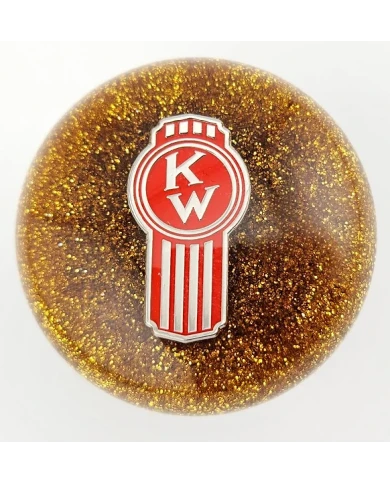 Glitter Crooked KW Kenworth Ball Shift Knob