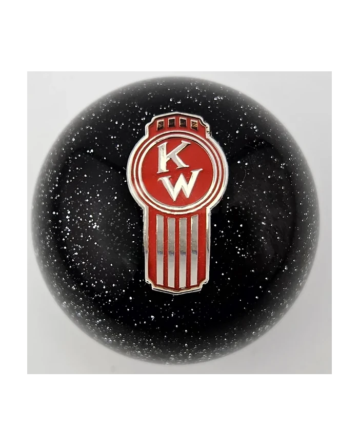 Glitter Crooked KW Kenworth Ball Shift Knob Glitter Crooked KW Kenworth Ball Shift Knob