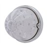 UP39785-17 LED Dual Function Watermelon Flush Mount Kit With Low Profile Bezel - Red LED/Clear Lens