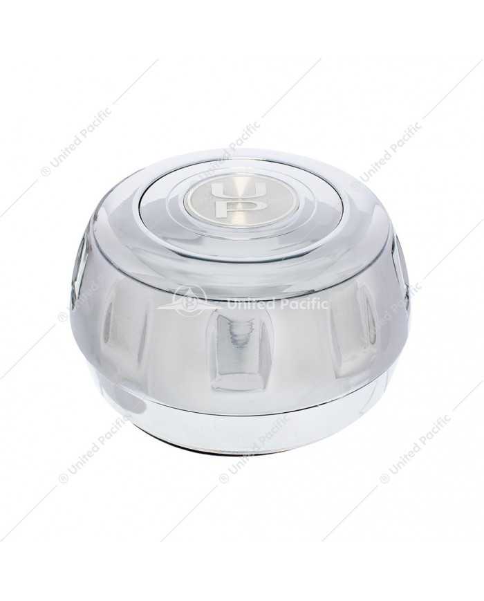 UP88291 - Chrome Steering Wheel Hub & Horn Button Kit For Kenworth (1995-1997) & Peterbilt (1993-1998)