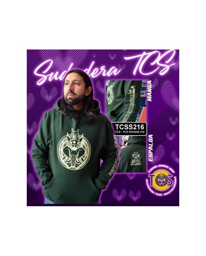 TCS HOODIE GREEN -TCSS216 TCS HOODIE GREEN -TCSS216
