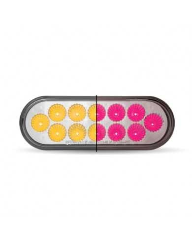 TXTLED-OXAPINK-Oval Dual Revolution Amber/Pink LED TXTLED-OXAPINK-Oval Dual Revolution Amber/Pink LED
