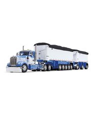 FGI60-1633 - Wisteria/White - Kenworth W900L Day Cab & East Manufacturing Michigan Series 31' and 20' End Dump Trailers FGI60-1633 - Wisteria/White - Kenworth W900L Day Cab & East Manufacturing Michigan Series 31' and 20' End Dump Trailers