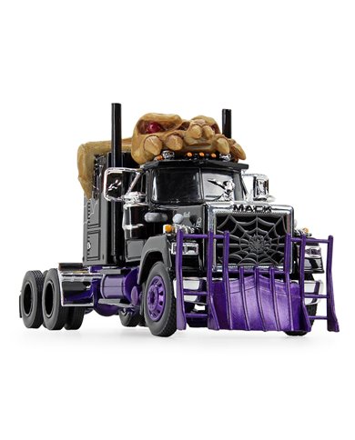 FGI69-0880 - Elvira Mistress of the Dark - Mack Super-Liner with 60" Flat Top Sleeper & 40' Vintage Trailer FGI69-0880 - Elvira Mistress of the Dark - Mack Super-Liner with 60" Flat Top Sleeper & 40' Vintage Trailer