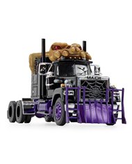 FGI69-0880 - Elvira Mistress of the Dark - Mack Super-Liner with 60" Flat Top Sleeper & 40' Vintage Trailer