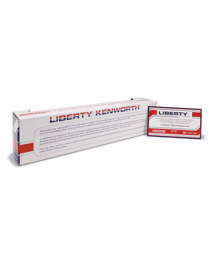 FGI69-1656 - Liberty Series - Kenworth W900A with Aerodyne Sleeper & 53' Wilson Roadbrute Flatbed Trailer