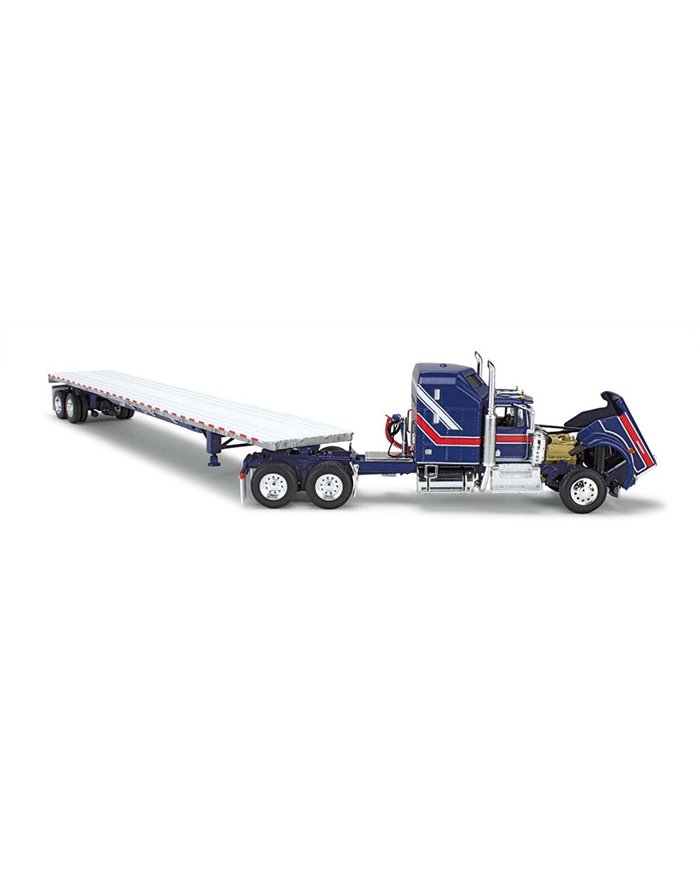 FGI69-1656 - Liberty Series - Kenworth W900A with Aerodyne Sleeper & 53' Wilson Roadbrute Flatbed Trailer