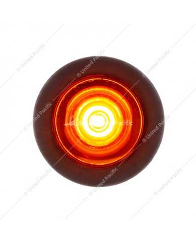 UP36743B - 1 LED 3/4" Mini Clearance Light Amber LED With Amber Lens With Rubber Grommet (Bulk) UP36743B - 1 LED 3/4" Mini Clearance Light Amber LED With Amber Lens With Rubber Grommet (Bulk)
