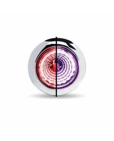 TXTLED-BX1RP-Mini Button Dual Revolution Red/Purple LED with Reflector & Silicone Locking Ring (1 Diode) TXTLED-BX1RP-Mini Button Dual Revolution Red/Purple LED with Reflector & Silicone Locking Ring (1 Diode)