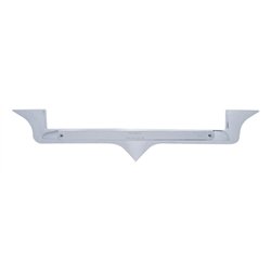 UP39880-Chrome Hood Emblem Trim With 14 LED Light Bar For Kenworth - Amber LED/Chrome Lens