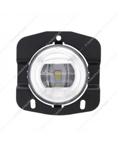 UP35871 - LED Fog Light For 2013-2022 Kenworth 1st Gen T680 -Competition Series- Chrome