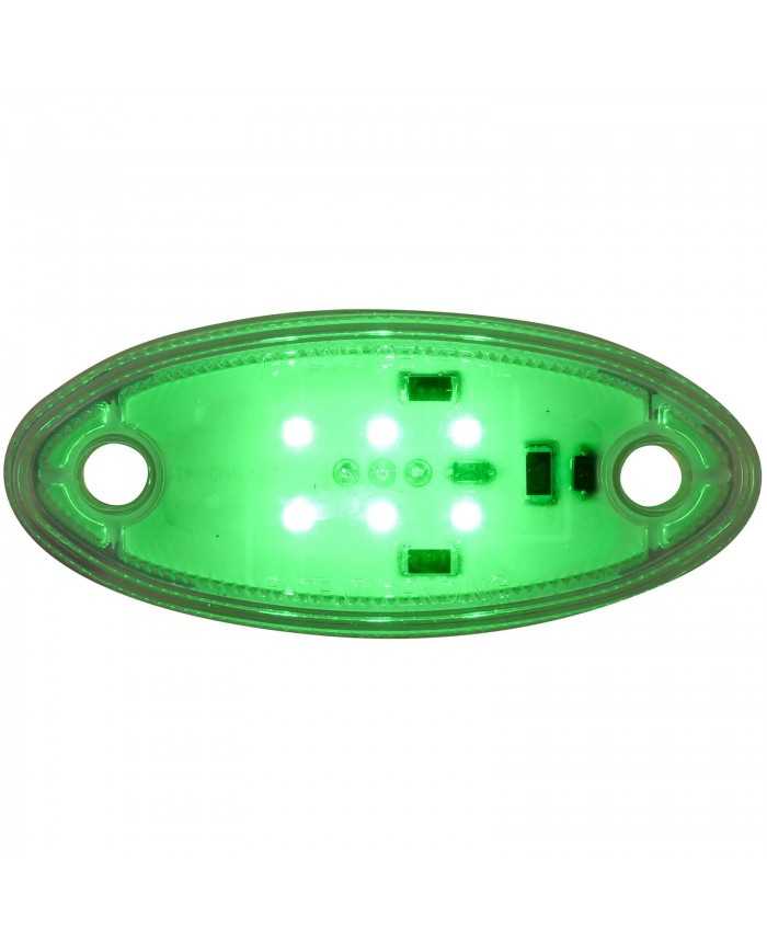 GG77585-GREEN/CLEAR 6SMD LED GLOW BASE FOR GG SWAN HOOD ORNAMENT GG77585-GREEN/CLEAR 6SMD LED GLOW BASE FOR GG SWAN HOOD ORNAMENT