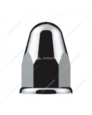 UP10013CB - 33mm x 3-1/2" Chrome Plastic Cylinder Nut Covers - Thread-On (Color Box of 60)