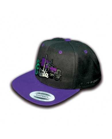 TCS-GORRA NEGRA/MORADO LA CHULA TCS-GORRA NEGRA/MORADO LA CHULA
