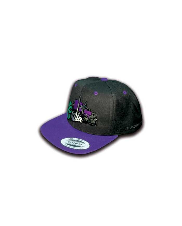 TCS-GORRA NEGRA/MORADO LA CHULA TCS-GORRA NEGRA/MORADO LA CHULA