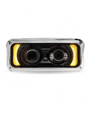 TXTLED-H134-Rectangular Backlit LED Projector Headlight Assembly - Black (Driver Side) TXTLED-H134-Rectangular Backlit LED Projector Headlight Assembly - Black (Driver Side)