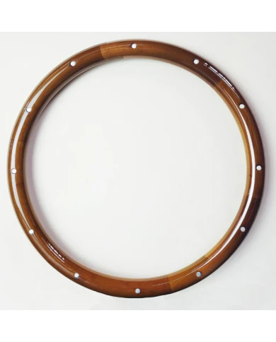 FSP-18" DARK WOOD EXPOSED JOINTS W/ ALUMINUM RIVETS HALF WRAP FSP-18" DARK WOOD EXPOSED JOINTS W/ ALUMINUM RIVETS HALF WRAP