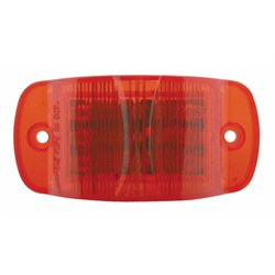 UP39905B-14 LED Rectangular Light (Clearance/Marker) - Red LED/Red Lens (Bulk)