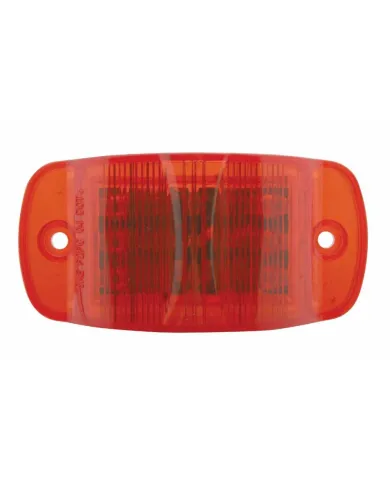 UP39905B-14 LED Rectangular Light (Clearance/Marker) - Red LED/Red Lens (Bulk)