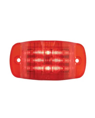 UP39905B-14 LED Rectangular Light (Clearance/Marker) - Red LED/Red Lens (Bulk)