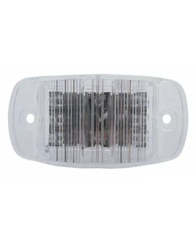 UP39906B-14 LED Rectangular Light (Clearance/Marker) - Amber LED/Clear Lens (Bulk)