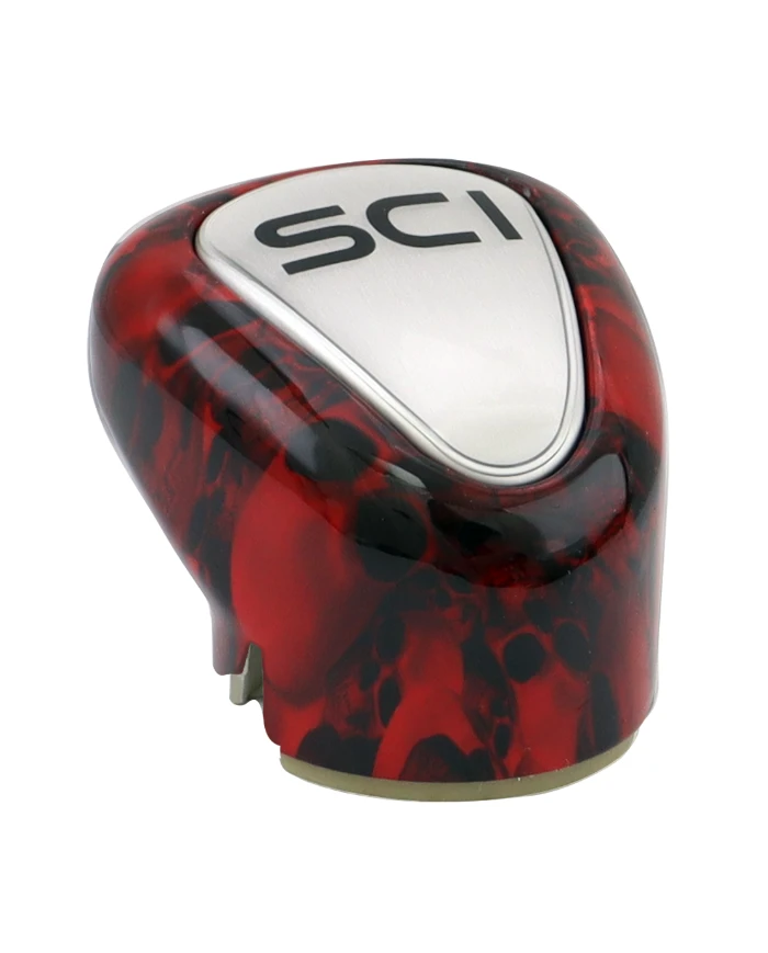 SCI902592-Gear Shift Cover - OEM Style 13/15/18 - Big Skulls Red