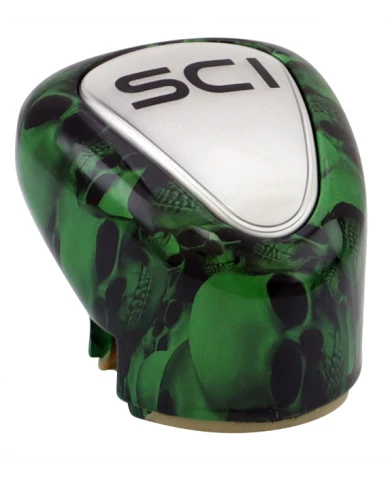 SCI902594-Gear Shift Cover - OEM Style 13/15/18 - Big Skulls Green SCI902594-Gear Shift Cover - OEM Style 13/15/18 - Big Skulls Green