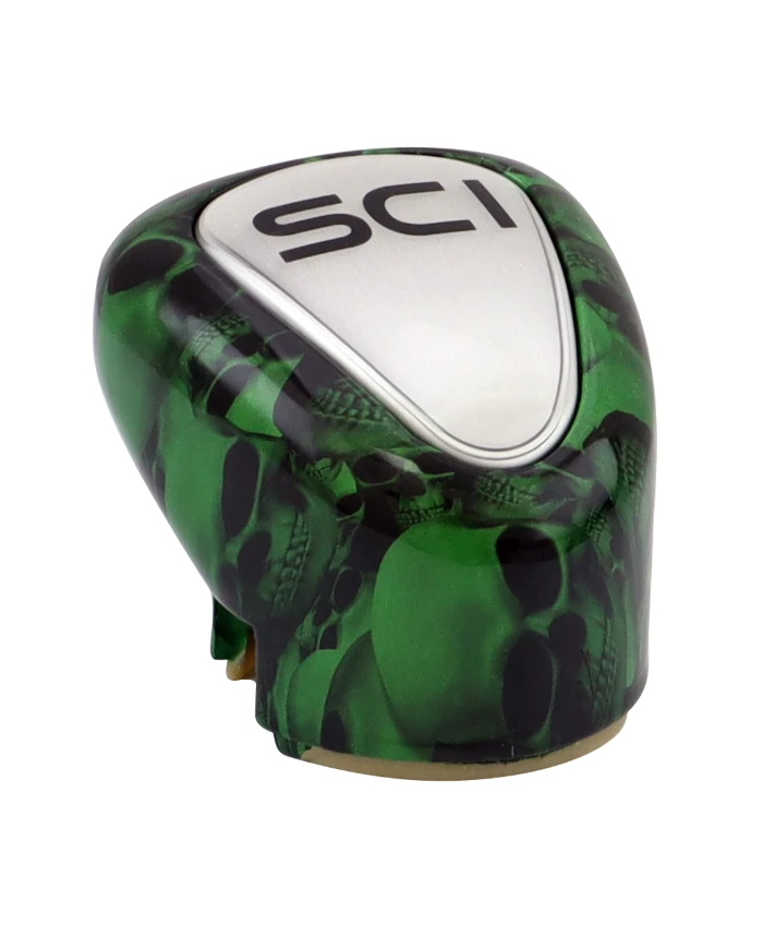 SCI902594-Gear Shift Cover - OEM Style 13/15/18 - Big Skulls Green SCI902594-Gear Shift Cover - OEM Style 13/15/18 - Big Skulls Green