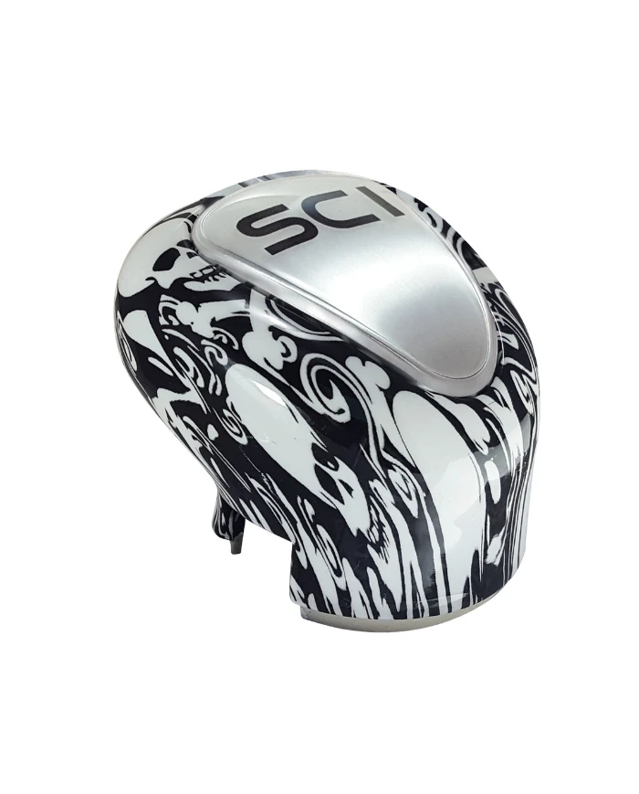 SCI902535-Gear Shift Cover - OEM Style 13/15/18 - White Skulls