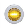 UP39932-3 LED 3/4" Mini Light With Bezel (Clearance/Marker) - Amber LED/Amber Lens