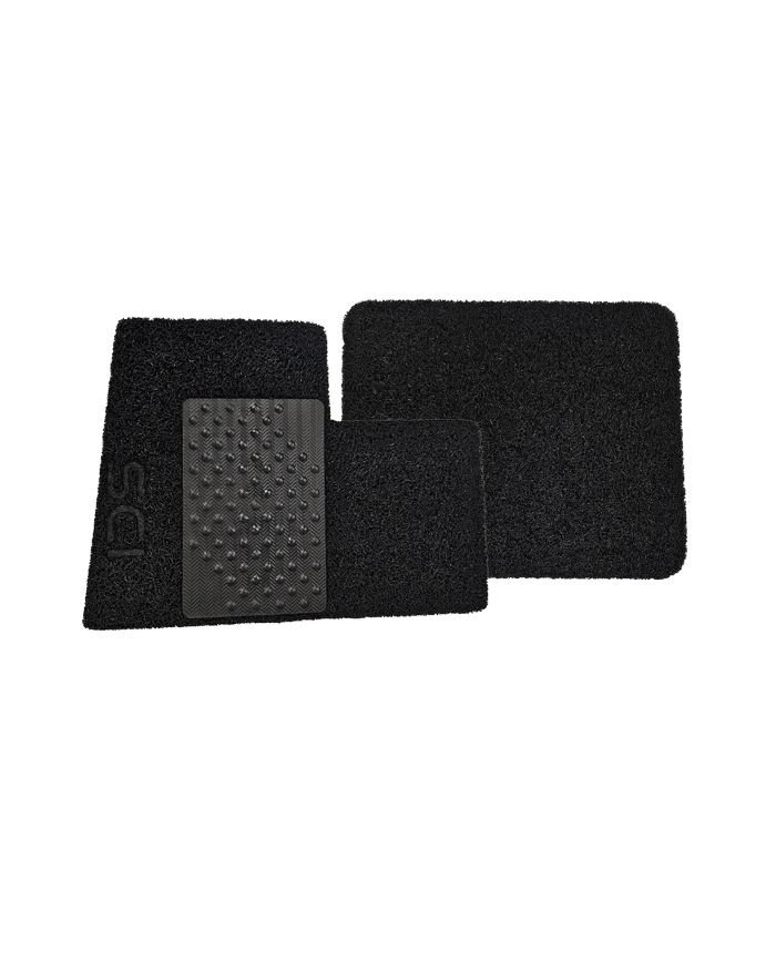 SCIFM1007-Floor Mat - Peterbilt 357/375/378/379 2005 & Newer - Black w/ SCI Logo