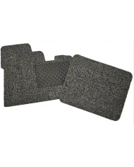 SCIFM1005-Floor Mat - Peterbilt 335-579 2004 & Older - Black w/ SCI Logo