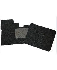 SCIFM1005-Floor Mat - Peterbilt 335-579 2004 & Older - Black w/ SCI Logo