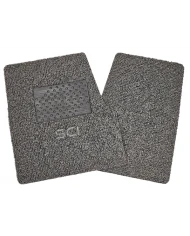 SCIFM1001-Floor Mat - Freightliner 2008-2018 Cascadia/Coronado - Black w/ SCI Logo
