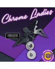 TCSWLACCENT-Chrome waving ladies with suction cup TCSWLACCENT-Chrome waving ladies with suction cup