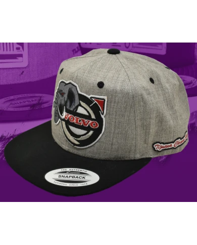 TCS-GORRA GRIS CLARO PARCHE BORDADO -VOLVO 69