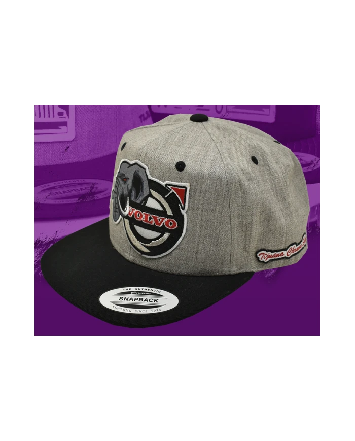 TCS-GORRA GRIS CLARO PARCHE BORDADO -VOLVO 69 TCS-GORRA GRIS CLARO PARCHE BORDADO -VOLVO 69