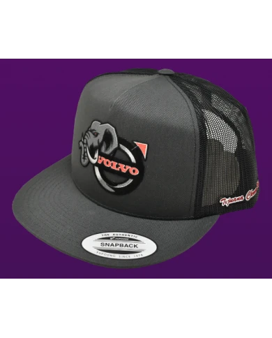 TCS-GORRA DE PARCHE PLANCHADO GRAY/BLACK-VOLVO 64