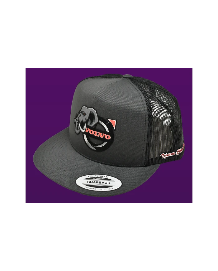 TCS-GORRA DE PARCHE PLANCHADO GRAY/BLACK-VOLVO 64 TCS-GORRA DE PARCHE PLANCHADO GRAY/BLACK-VOLVO 64