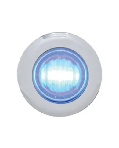 UP39936-3 LED 3/4" Mini Light With Bezel (Clearance/Marker) - Blue LED/Clear Lens
