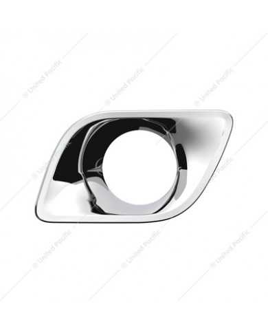 UP41545 - Chrome Plastic Fog Light Bezel For 2013-2021 Kenworth T680-Driver UP41545 - Chrome Plastic Fog Light Bezel For 2013-2021 Kenworth T680-Driver