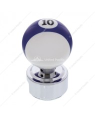 UP70770 - Number 10 Pool Ball Gearshift Knob For 13/15/18 Speed Eaton Style Shifters
