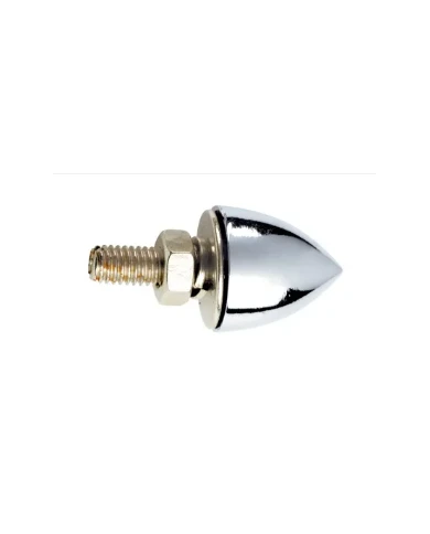 NTP13803 - CHROME BULLET LICENSE PLATE NUTS (4pc) NTP13803 - CHROME BULLET LICENSE PLATE NUTS (4pc)