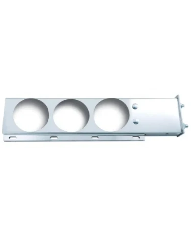 NTP14000 - SS Rear Light Bars-2Piece W/6-4" Light Holes-2.5" Bolt Spacing NTP14000 - SS Rear Light Bars-2Piece W/6-4" Light Holes-2.5" Bolt Spacing
