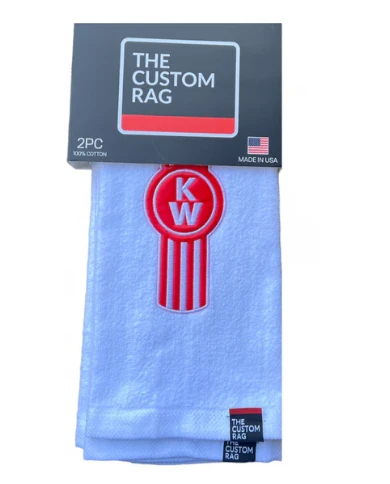 Truck Rags Kenworth/ Red kw logo (1PZ)