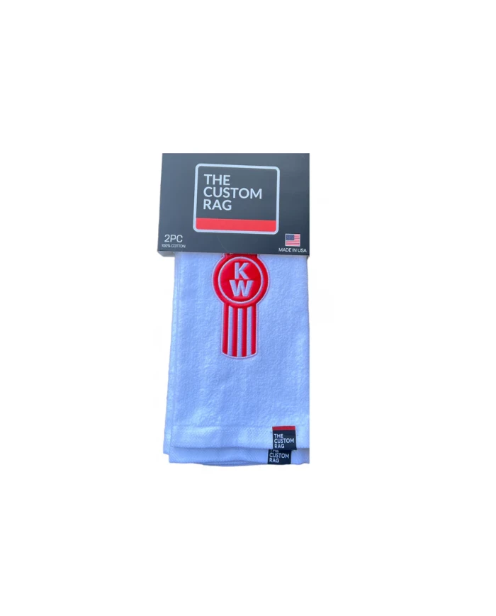 Truck Rags Kenworth/ Red kw logo (1PZ)