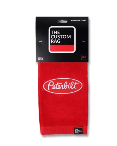 Truck Rags Peterbilt/ Red Peter logo (1 PZ)