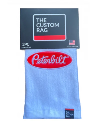 Truck Rags Peterbilt/ Red Peter logo (1 PZ)