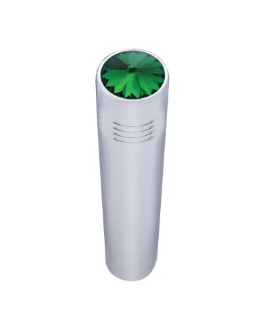 UP40014-Long Toggle Switch Extension With Green Crystal For Peterbilt